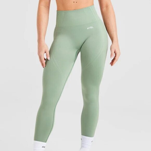AYBL Pants - AYBL Women's Balance V3 Seamless Leggings in‎ Grove Green - Size M